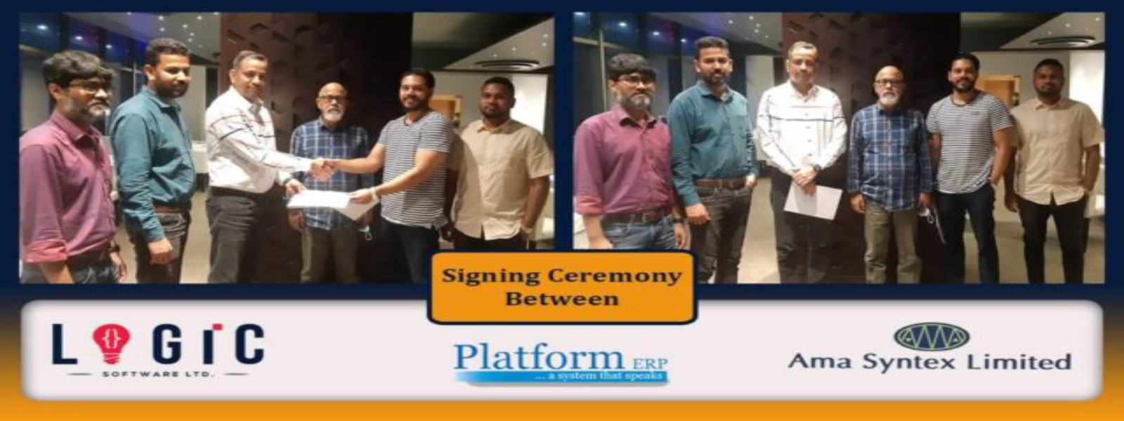 Logic Software Ltd and Ama Syntex Limited Join Forces: A Pinnacle in Technological and Textile Innovation