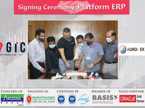 Signing ceremony Platform ERP with Auko-Tex Group